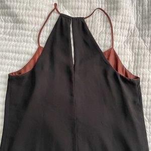 brown/black reversible top